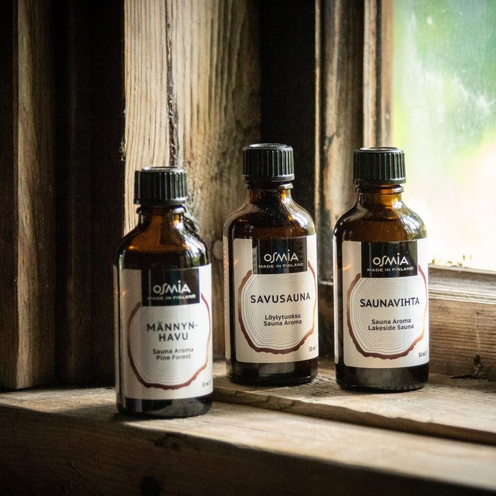Osmia -saunagus prøvepakke 16 x 50 ml