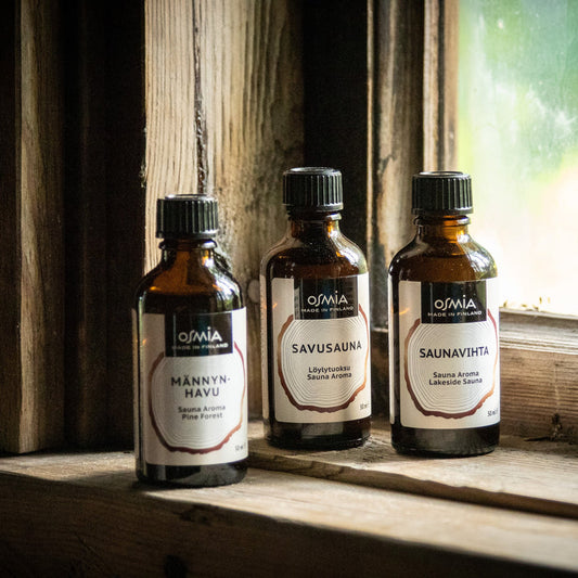 Osmia -saunagus prøvepakke 16 x 50 ml